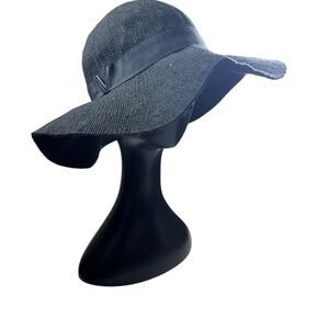 Vince Camuto.,  Black Wide-Brim Hat